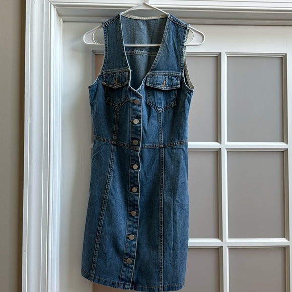 Denim Jean Dress - Picture 1 of 5